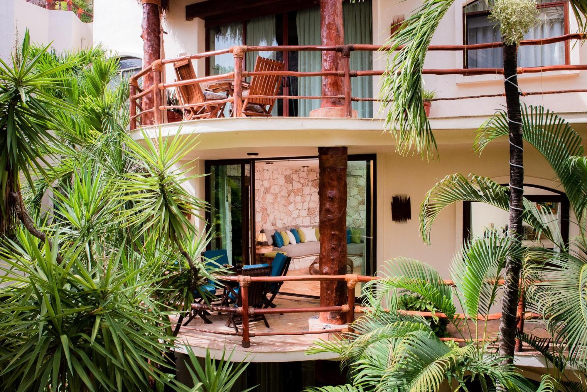 Villas Sacbe Condo Hotel And Beach Club Плая дел Кармен Екстериор снимка